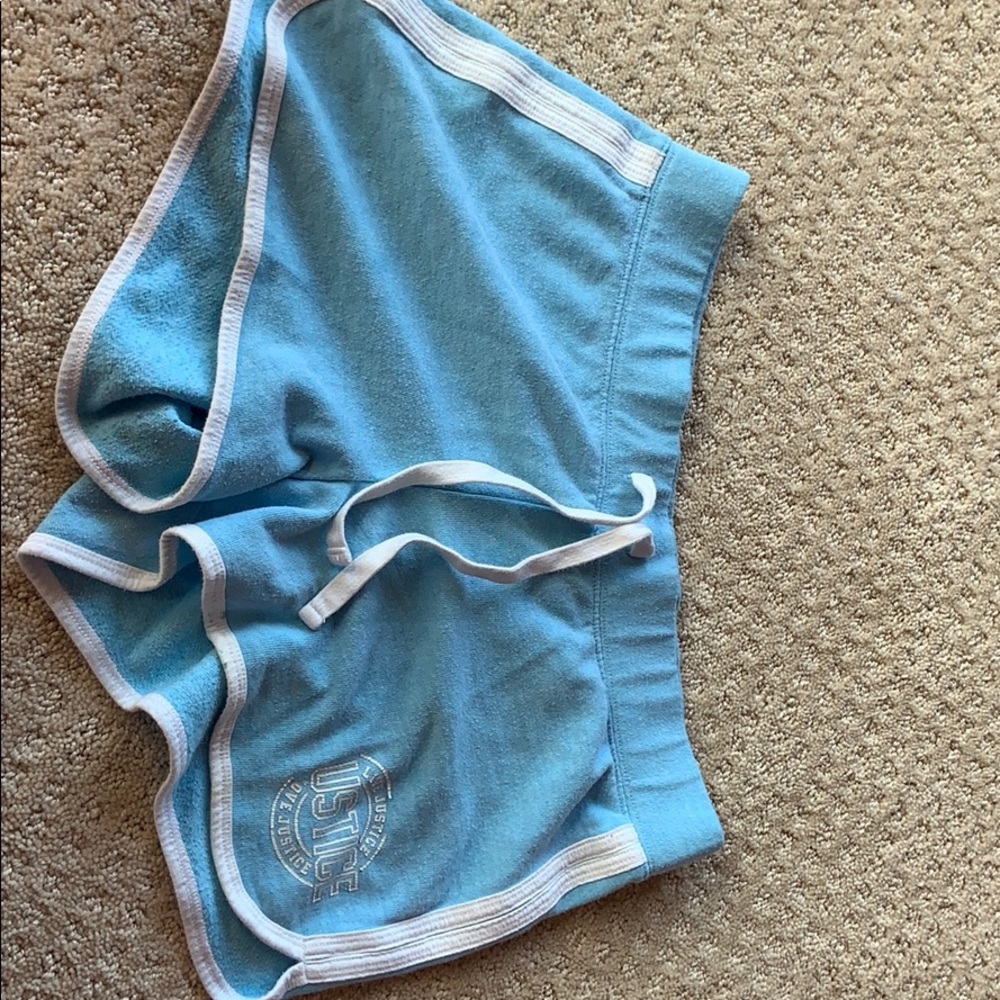 Blue justice shorts